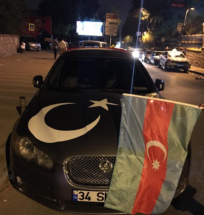 South Azerbaijan Flag - Istanbul