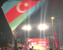 South Azerbaijan Flag - Istanbul